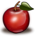 Free Stock Photo: Illustration of a red apple