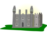 Free Stock Photo: Illustration of a medieval castle